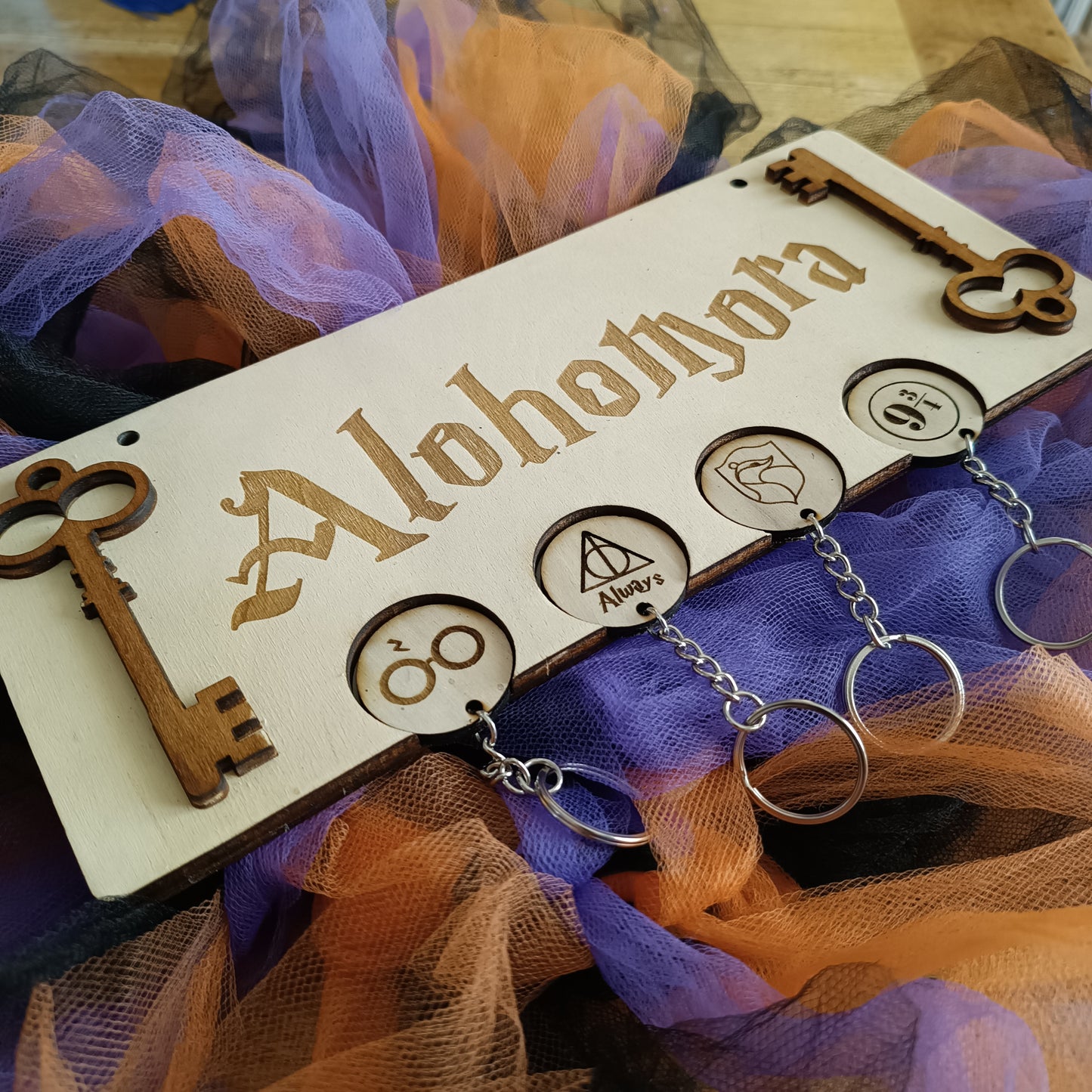 Portachiavi da Muro Personalizzato Harry Potter – Incisione Laser Artigianale