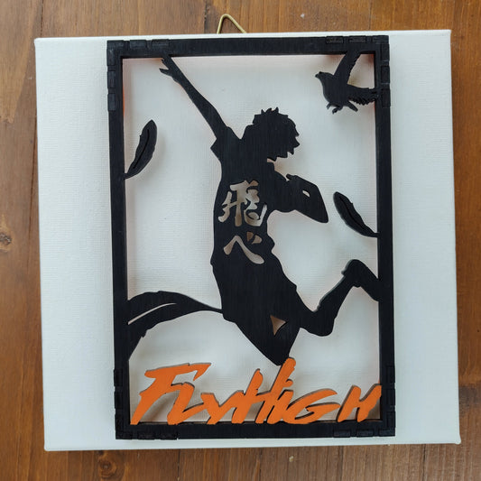 Quadro LED Hinata - Haikyuu - Fly High