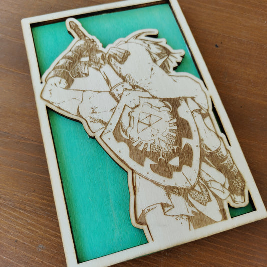 Quadretto in legno Link – The Legend of Zelda