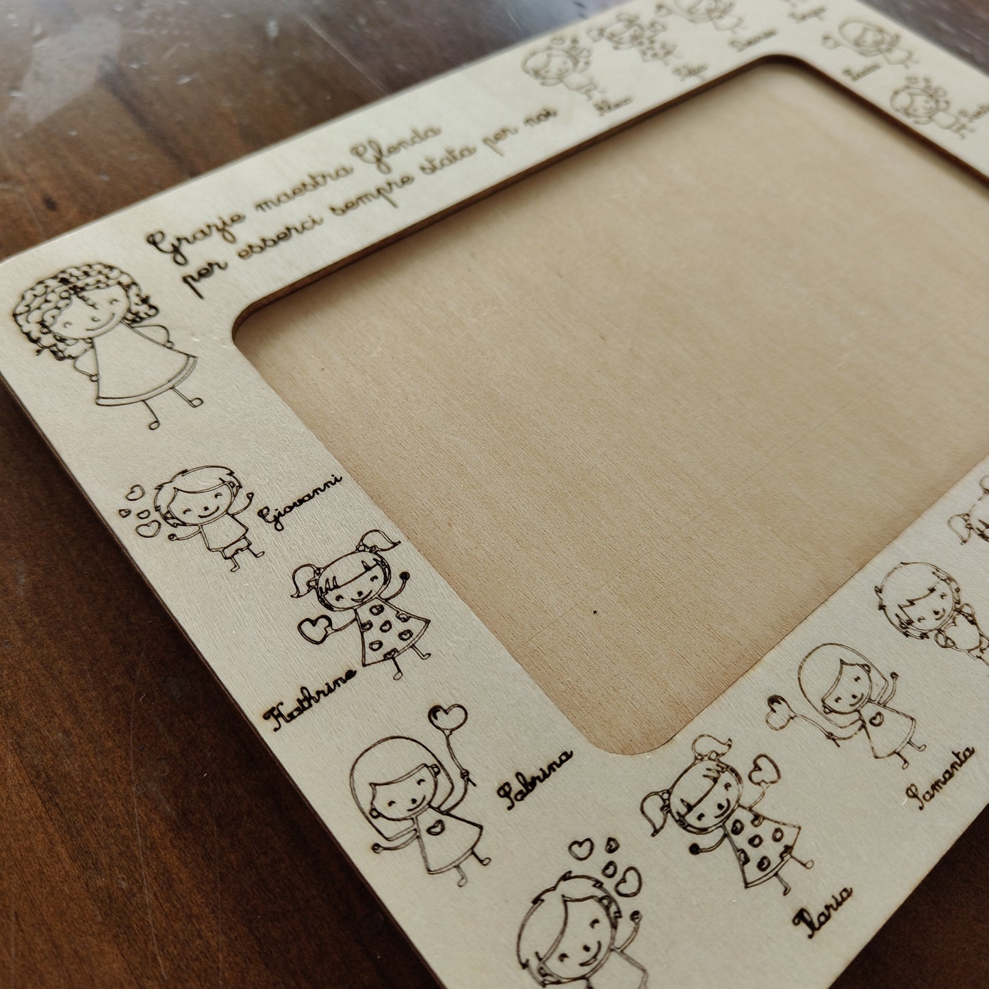 Cornice Personalizzata Regalo Fine Anno per Maestra