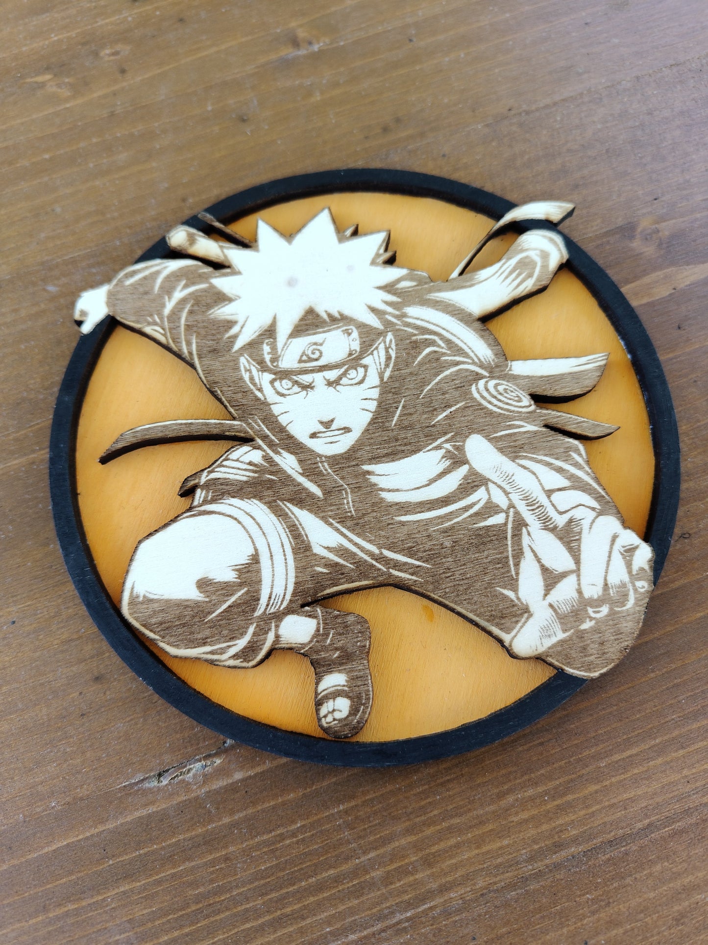 Quadretto in Legno Naruto – Artigianato Personalizzato Anime