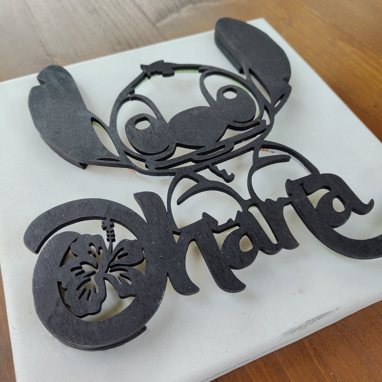 Quadro LED Stitch - Ohana