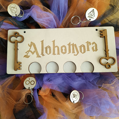 Portachiavi da Muro Personalizzato Harry Potter – Incisione Laser Artigianale