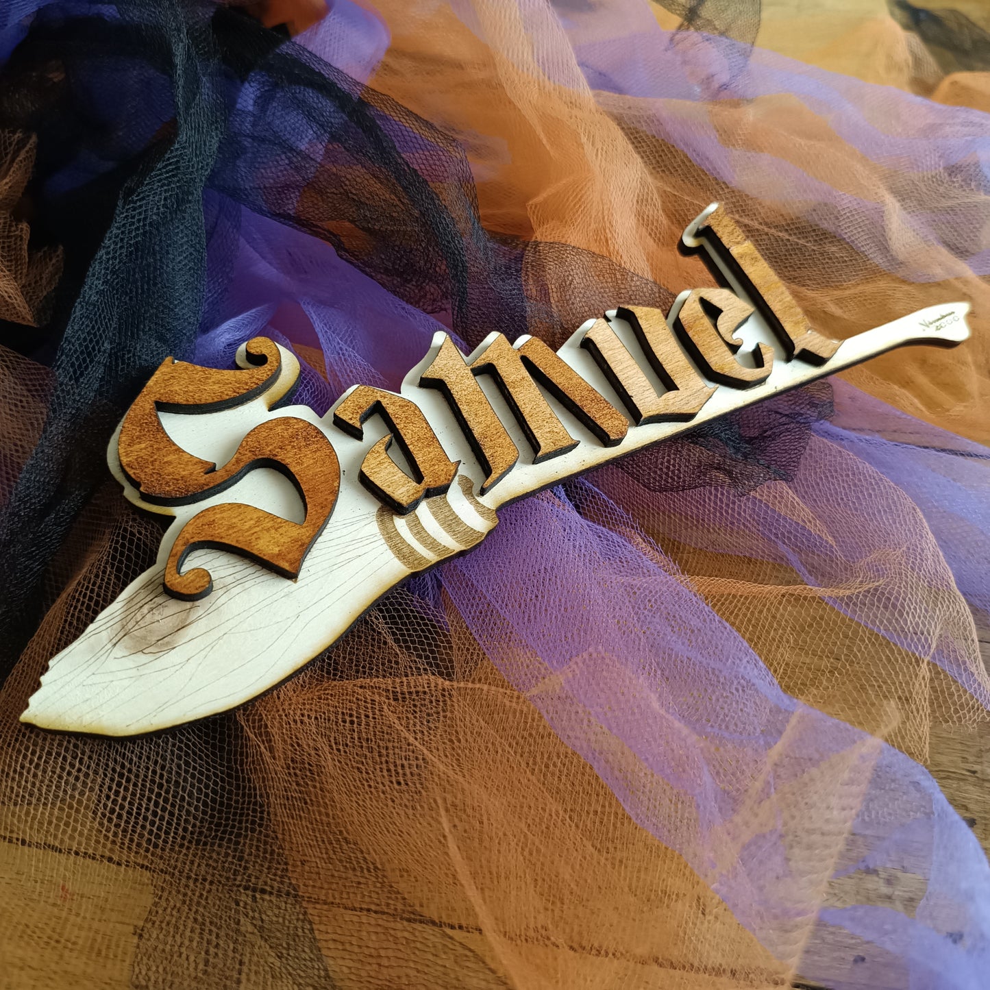 Targhetta Personalizzata Harry Potter – Fuoriporta con Nimbus 2000 | Incisione Laser Artigianale