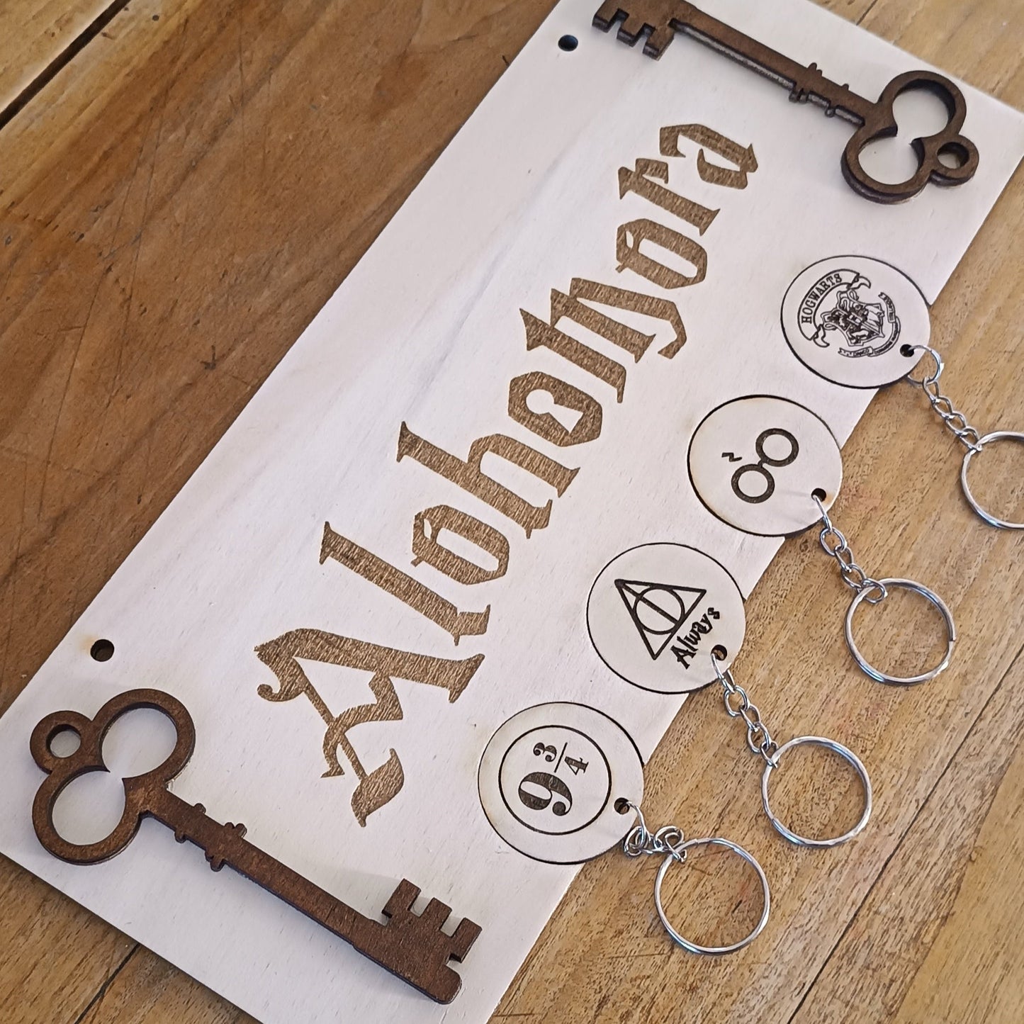 Portachiavi da Muro Personalizzato Harry Potter – Incisione Laser Artigianale