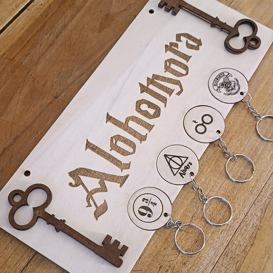 Portachiavi da Muro Personalizzato Harry Potter – Incisione Laser Artigianale