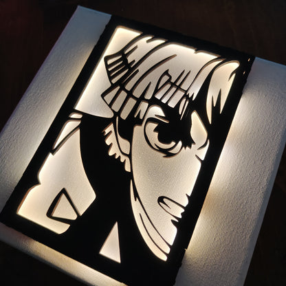 Quadretto retroilluminato Demon Slayer Zenitsu