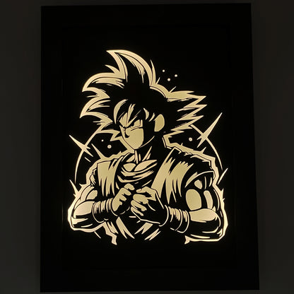 Cornice Led - Goku - Dragon Ball - Fandom art