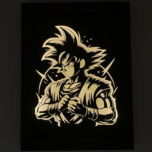 Cornice Led - Goku - Dragon Ball - Fandom art