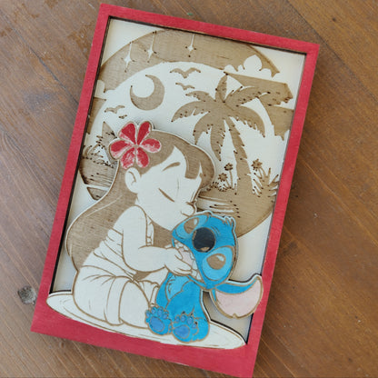 Quadretto Lilo e Stitch