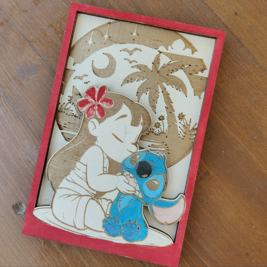 Quadretto Lilo e Stitch