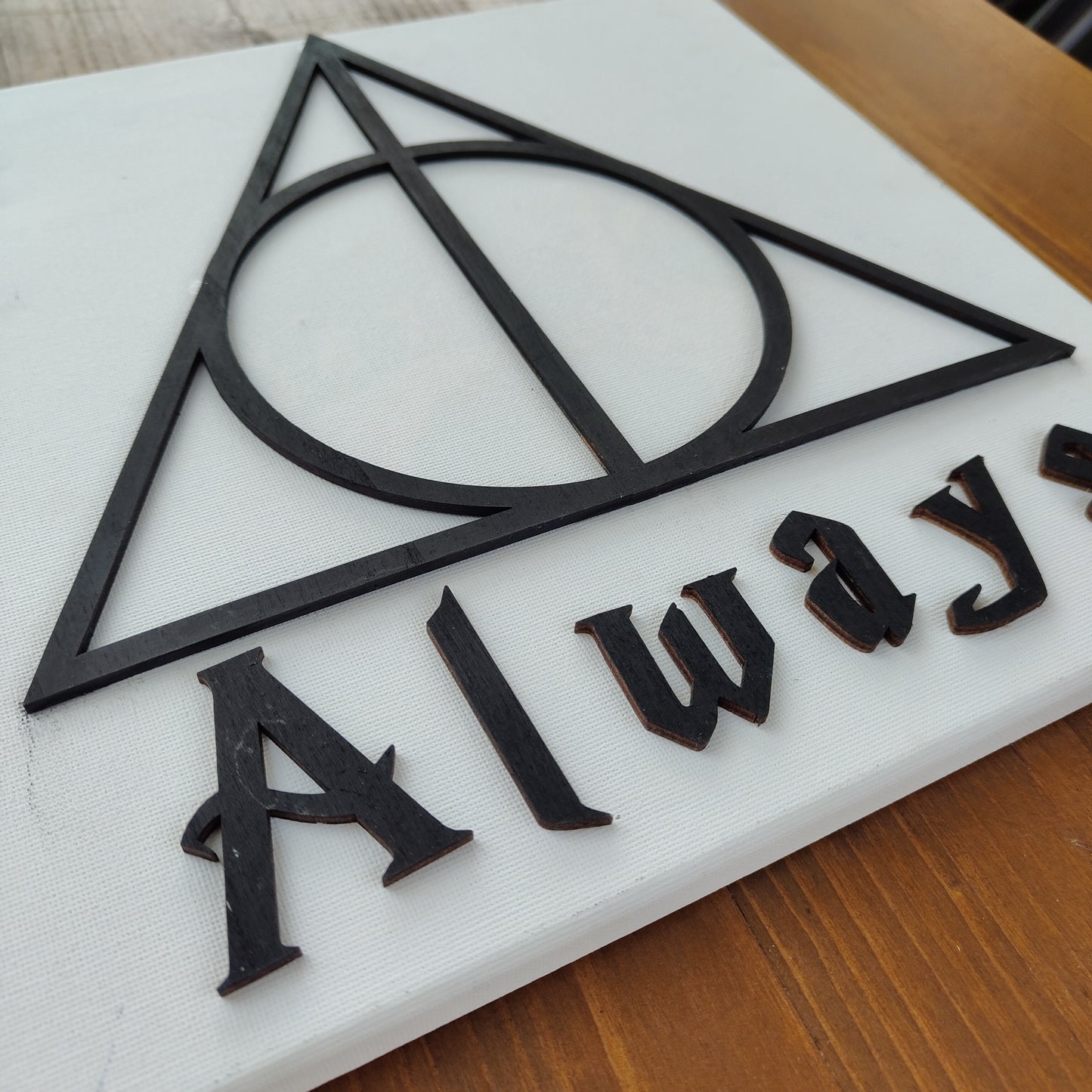 Quadretto Harry Potter LED Doni della Morte e Tre Fratelli