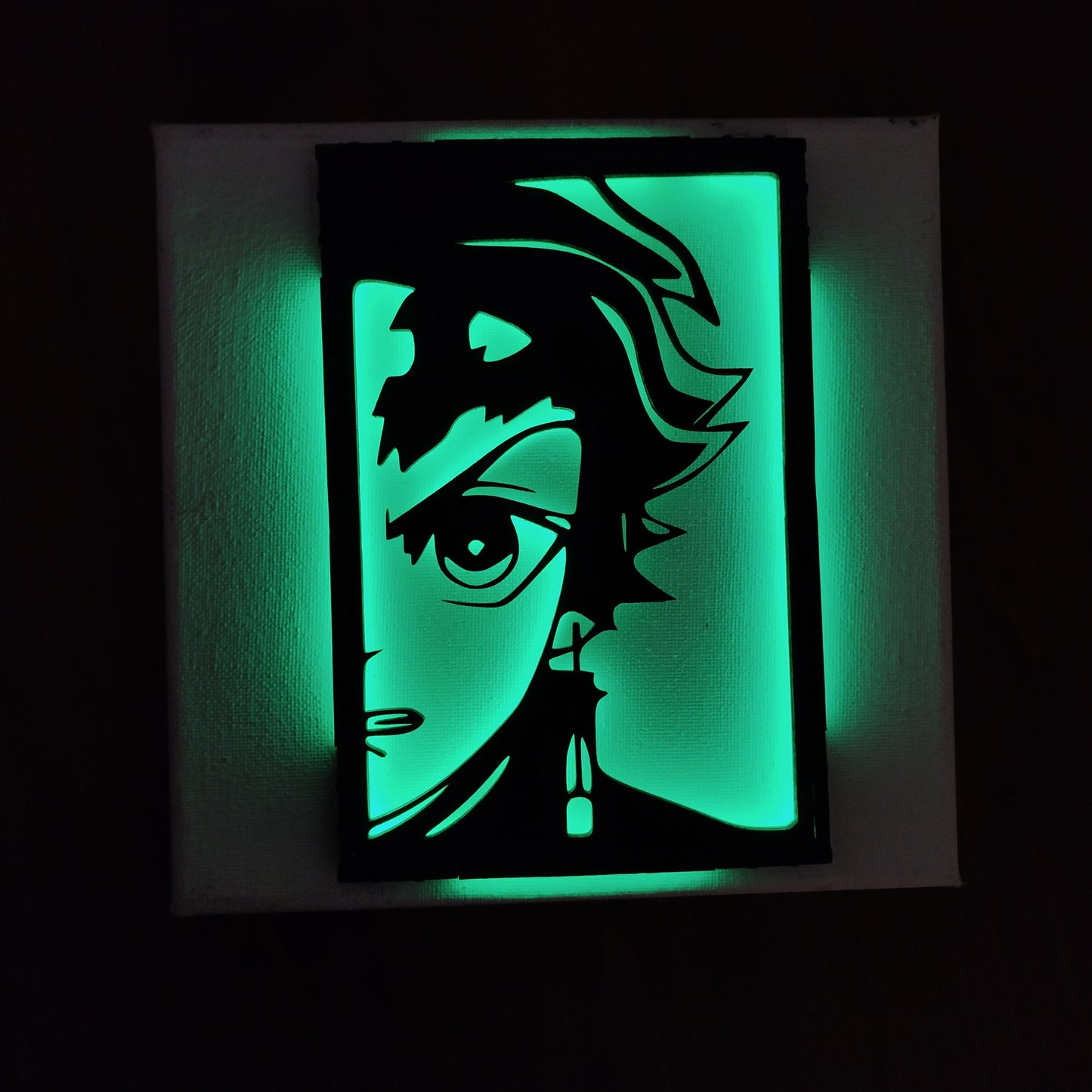 Quadretto retroilluminato Demon Slayer - Tanjiro