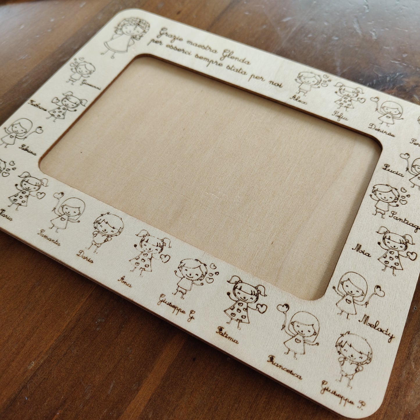 Cornice Personalizzata Regalo Fine Anno per Maestra