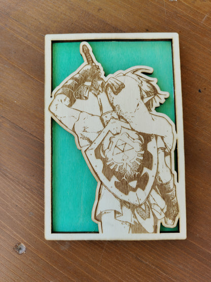 Quadretto in legno Link – The Legend of Zelda