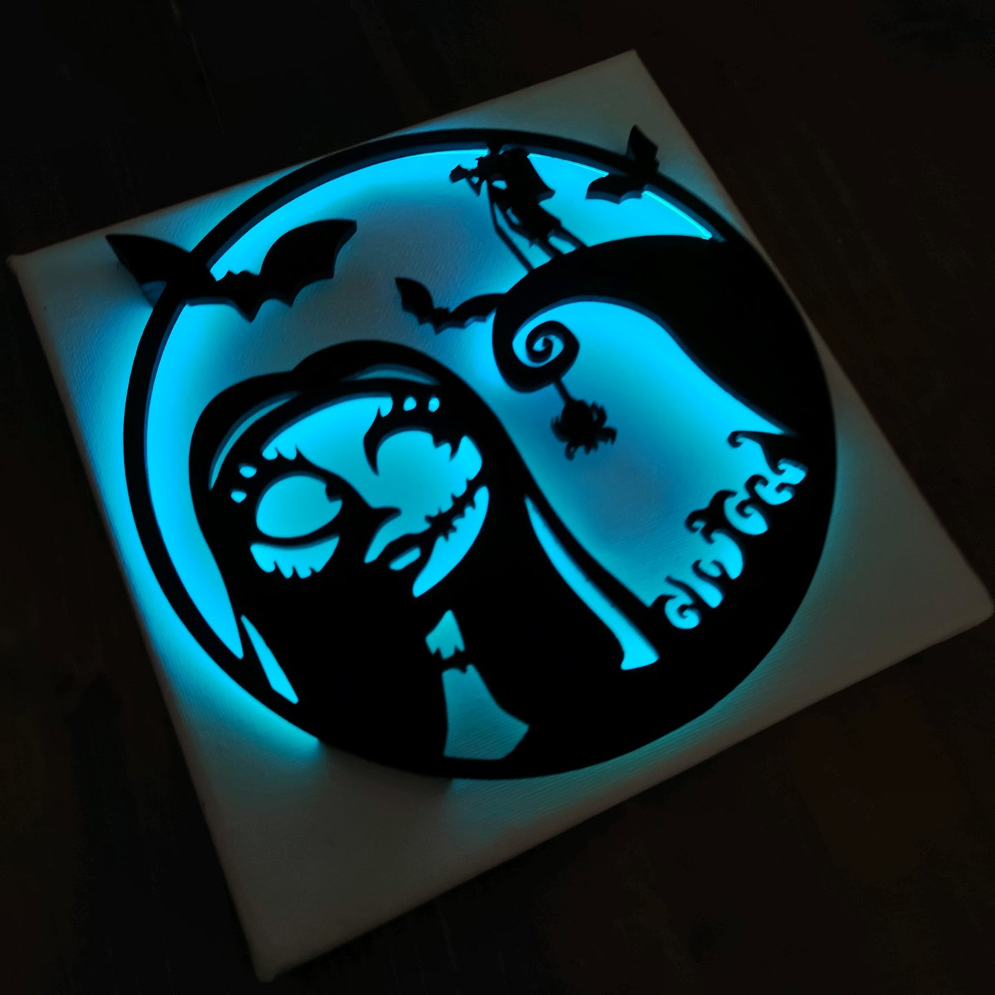 Quadretto LED - Sally - Nightmare Before Christmas