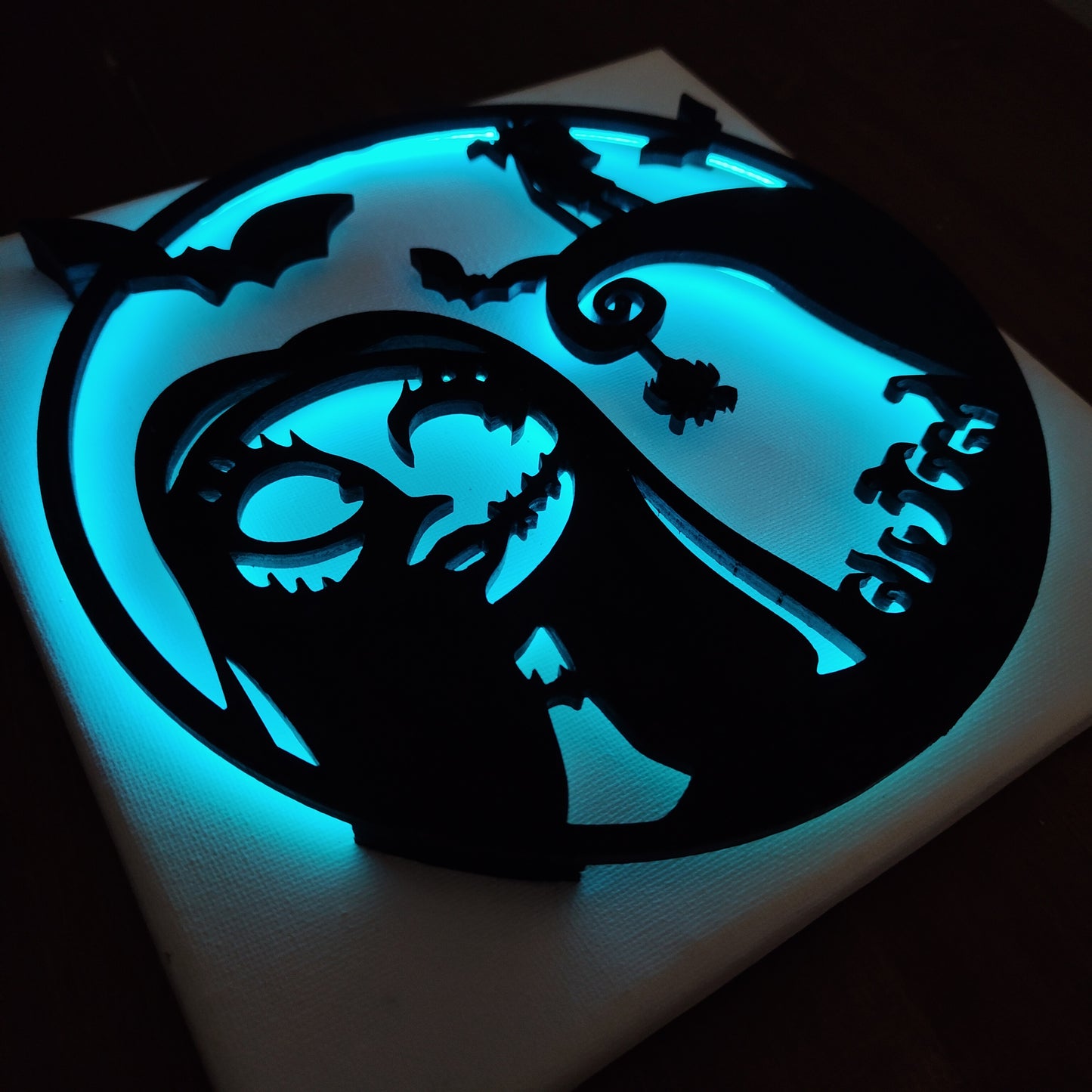 Quadretto LED - Sally - Nightmare Before Christmas