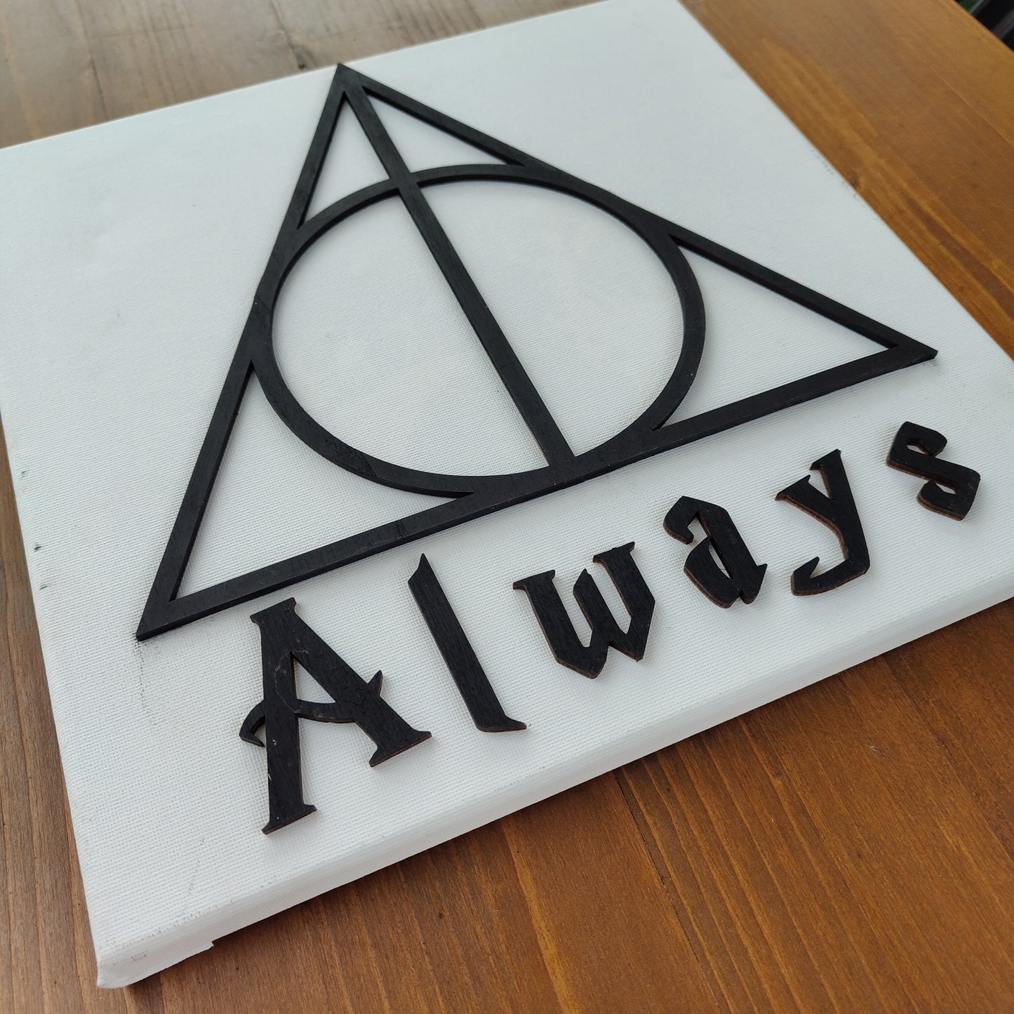 Quadretto Harry Potter LED Doni della Morte e Tre Fratelli