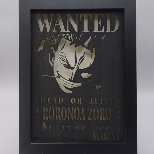 Cornice LED Roronoa Zoro – One Piece
