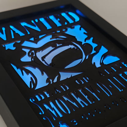 Cornice LED Monkey D. Luffy – One Piece