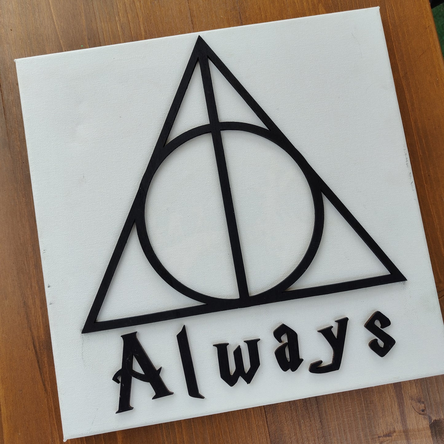 Quadretto Harry Potter LED Doni della Morte e Tre Fratelli