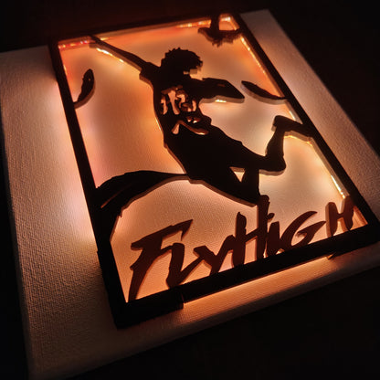 Quadro LED Hinata - Haikyuu - Fly High