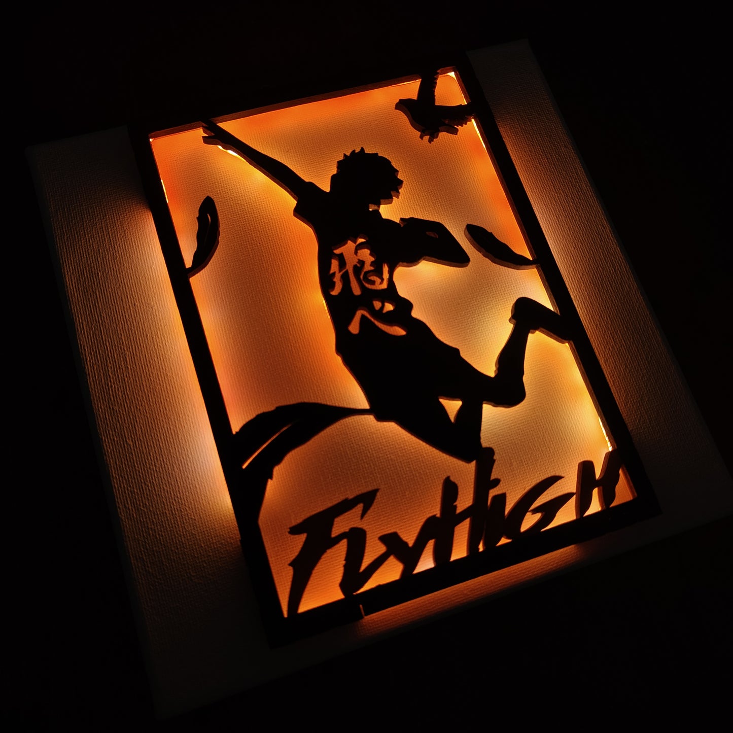Quadro LED Hinata - Haikyuu - Fly High