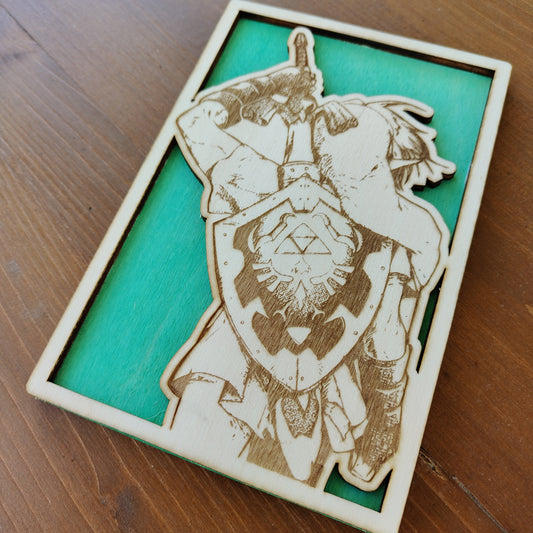 Quadretto in legno Link – The Legend of Zelda