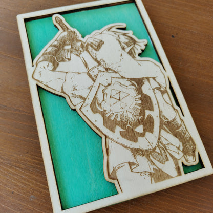 Quadretto in legno Link – The Legend of Zelda
