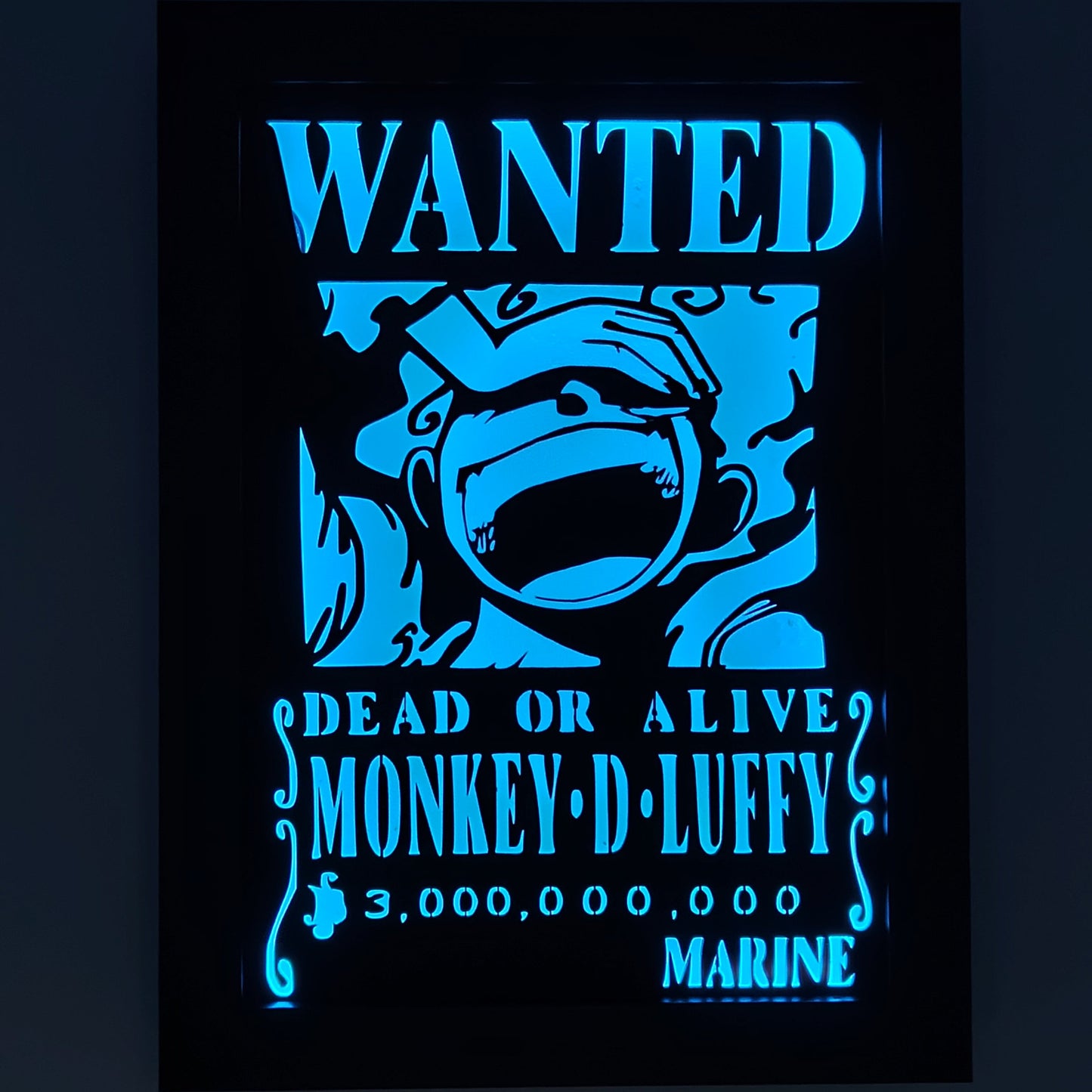 Cornice LED Monkey D. Luffy – One Piece