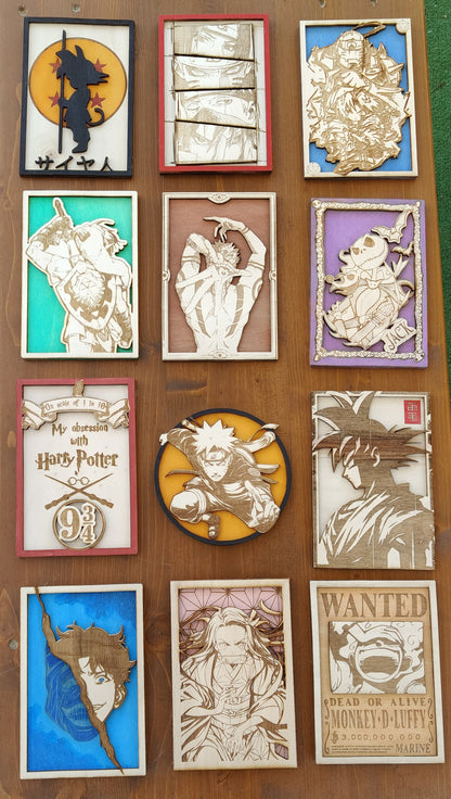 Quadretto Nezuko in Legno - Demon Slayer