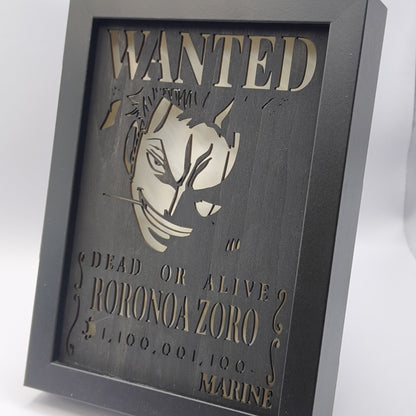 Cornice LED Roronoa Zoro – One Piece
