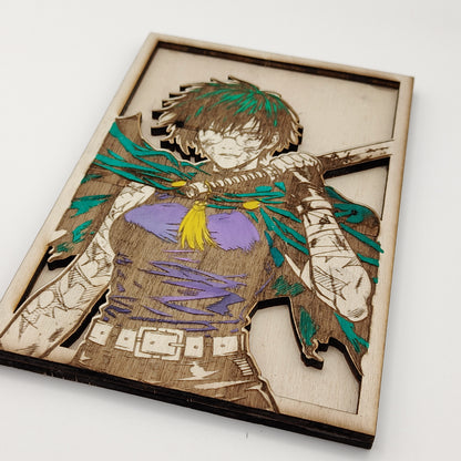 Maki Zenin – Quadro in legno inciso laser | Jujutsu Kaisen