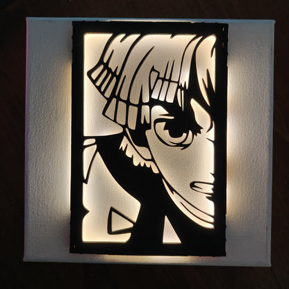 Quadretto retroilluminato Demon Slayer Zenitsu