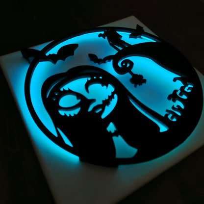 Quadretto LED - Sally - Nightmare Before Christmas