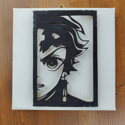 Quadretto retroilluminato Demon Slayer - Tanjiro