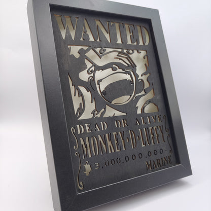 Cornice LED Monkey D. Luffy – One Piece