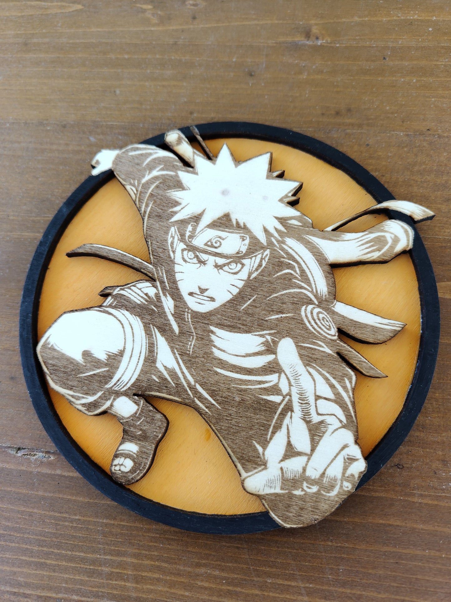 Quadretto in Legno Naruto – Artigianato Personalizzato Anime
