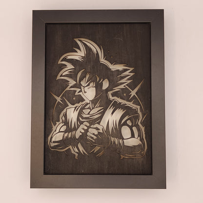 Cornice Led - Goku - Dragon Ball - Fandom art