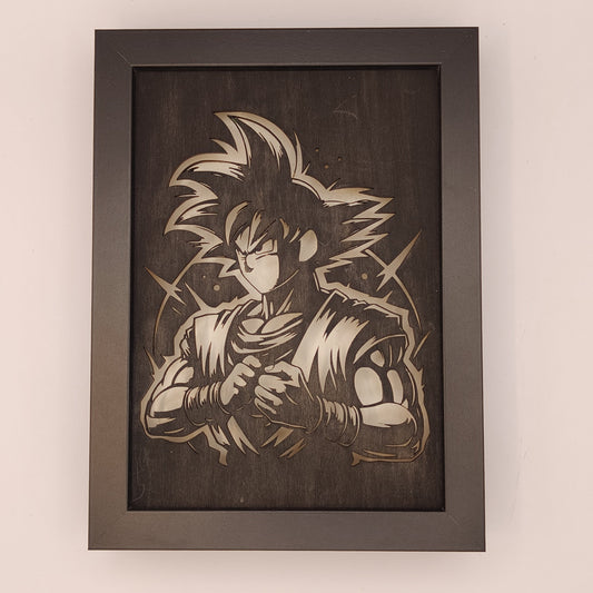 Cornice Led - Goku - Dragon Ball - Fandom art