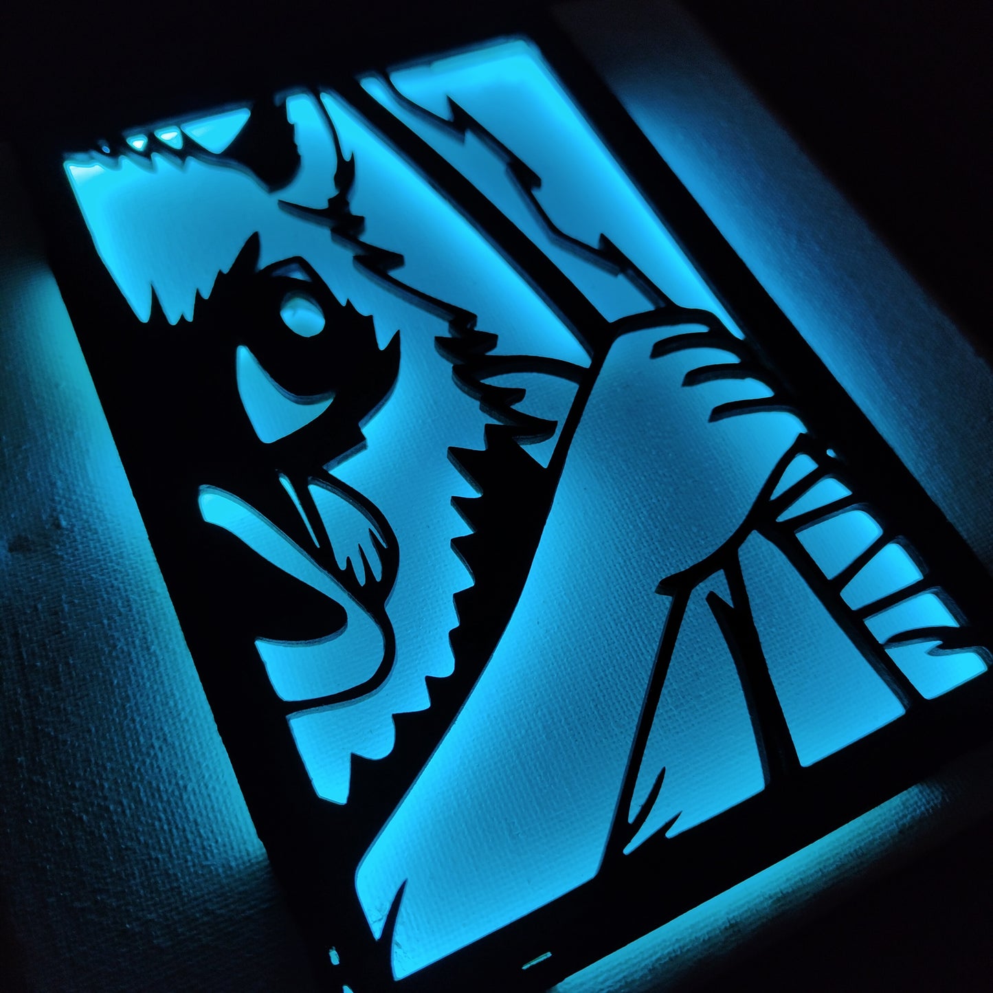 Quadretto retroilluminato Demon Slayer Inosuke