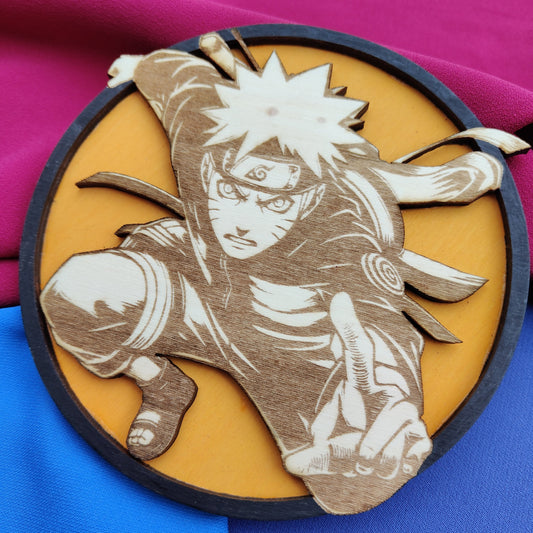 Quadretto in Legno Naruto – Artigianato Personalizzato Anime