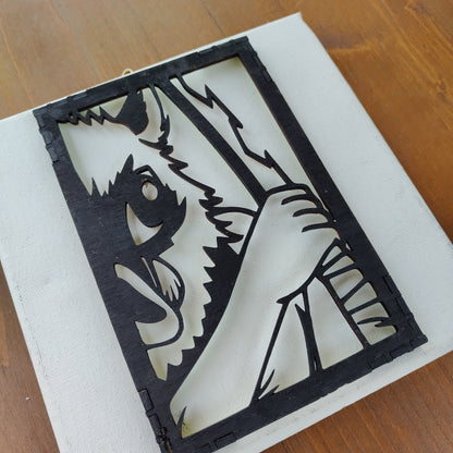 Quadretto retroilluminato Demon Slayer Inosuke